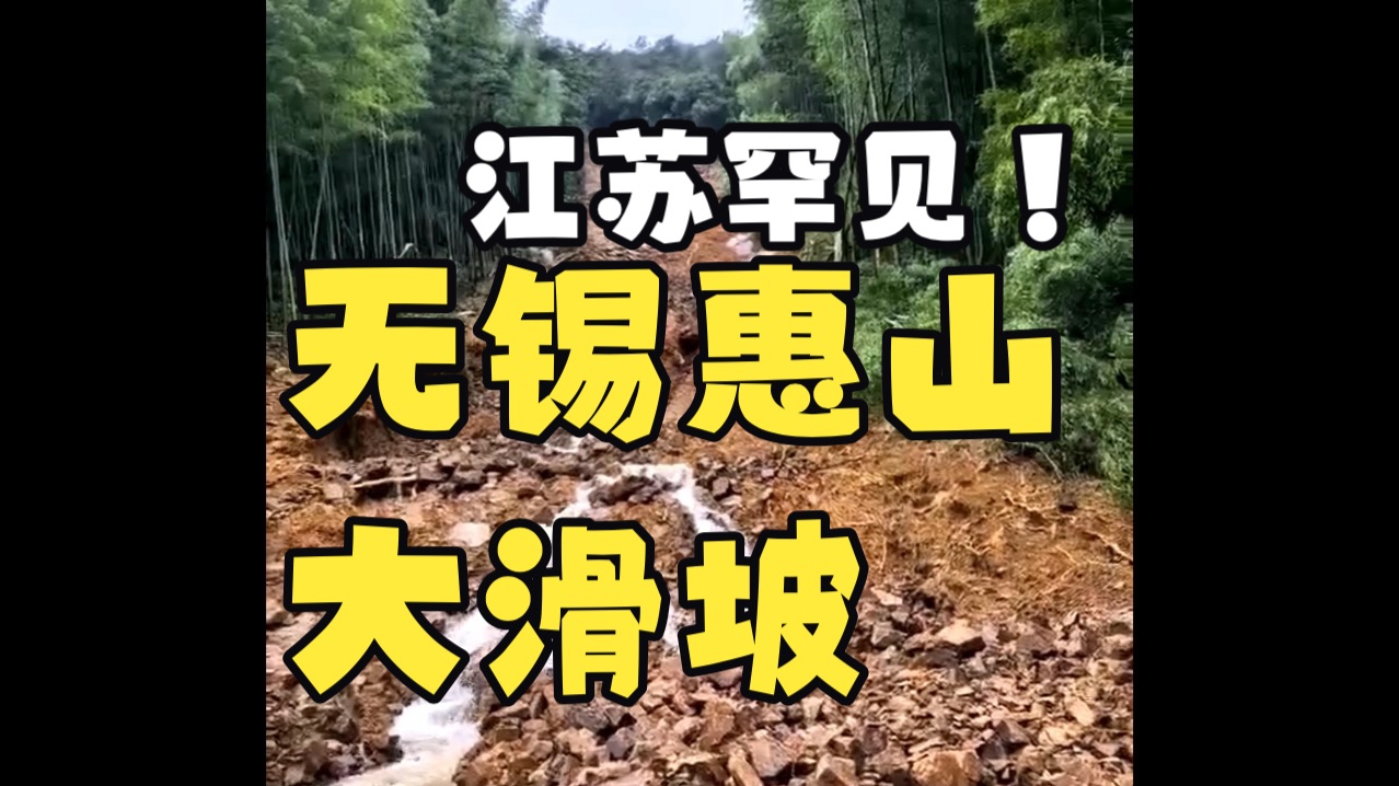 江苏罕见山体滑坡！白海豚捣乱引发无锡惠山大滑坡