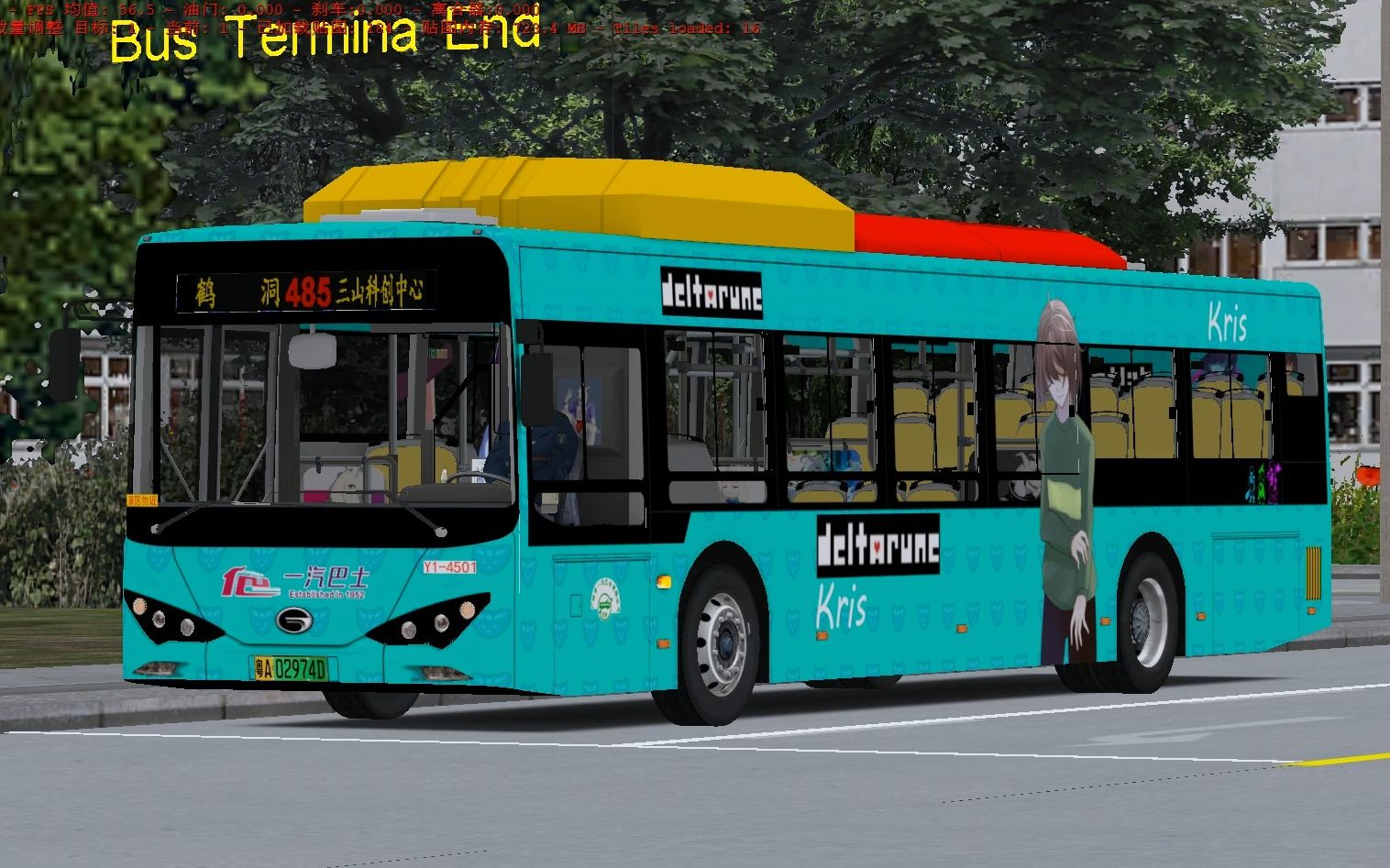 【omsi2】驾驶广汽比亚迪k9fe行驶在广佛市的485路