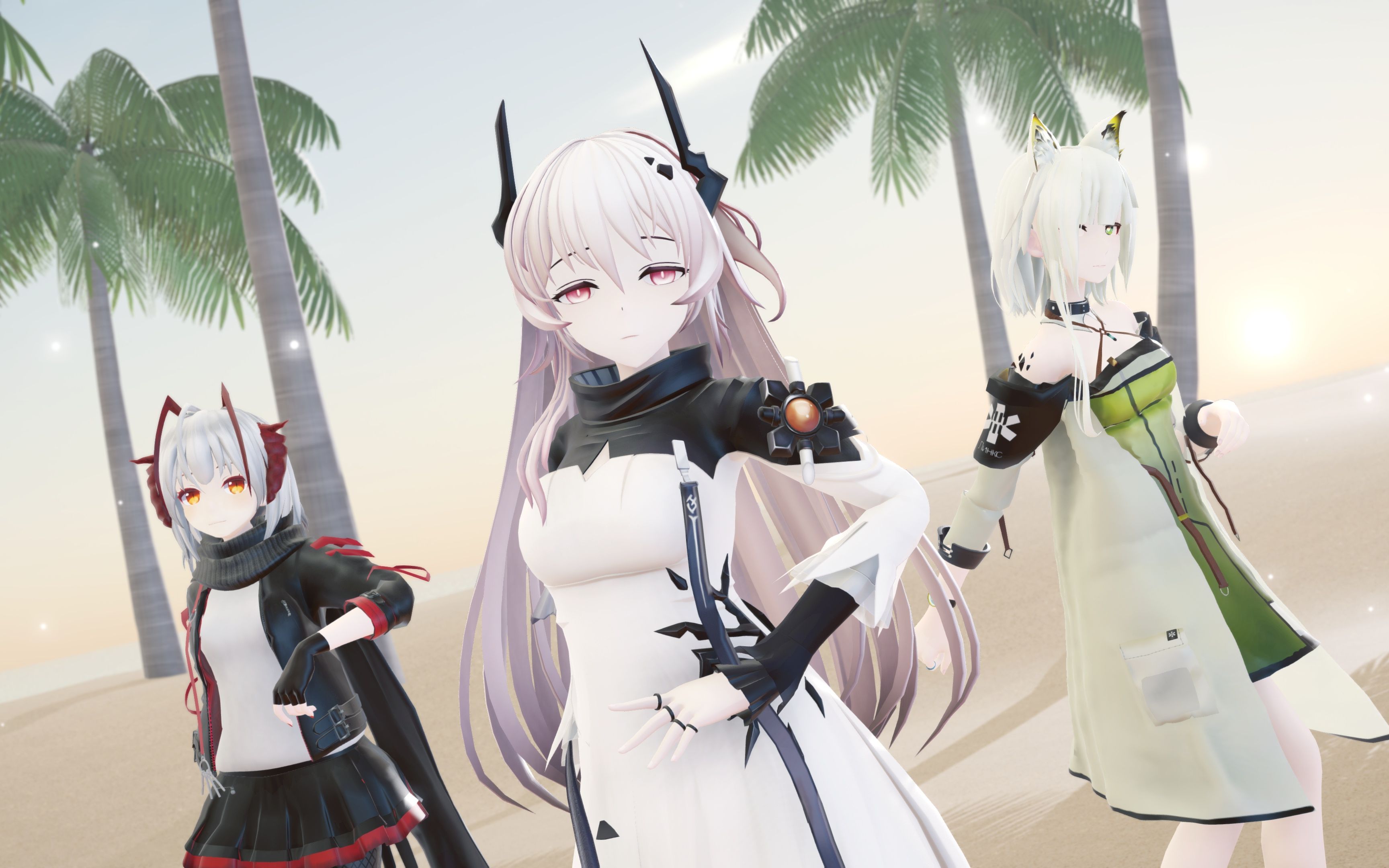 【明日方舟mmd】凯尔希 特雷西娅 w『妄想疾患■ガール』