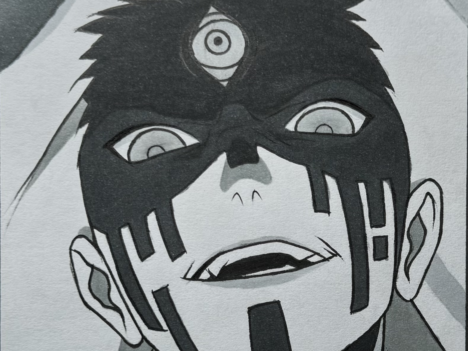 大筒木桃式手绘