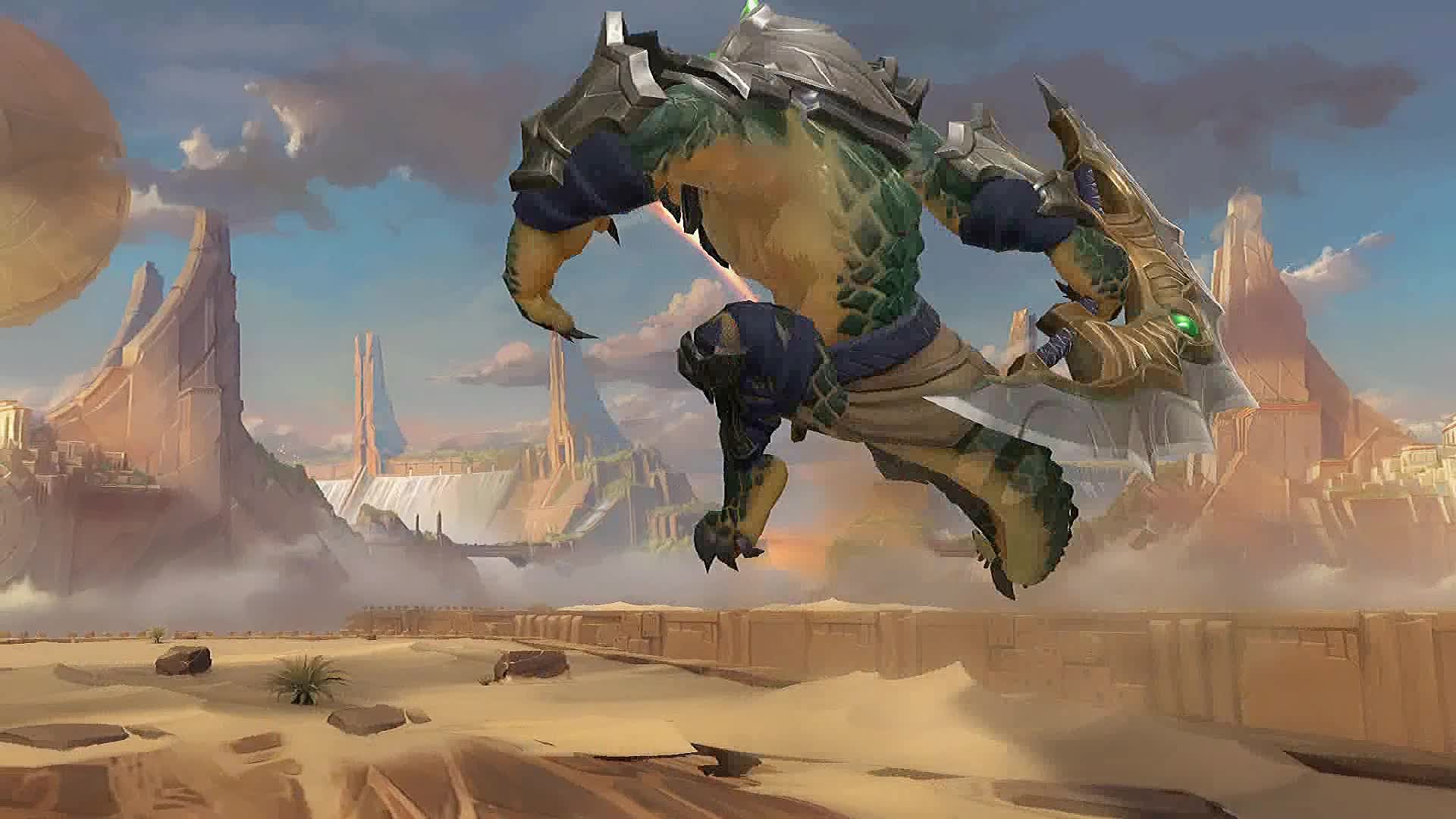 恕瑞玛:荒漠屠夫雷克顿满怒鳄鱼十年lol