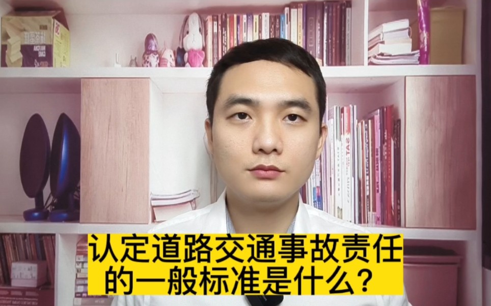 认定道路交通事故责任的一般标准是什么?#交通事故 #责任认定 #苏州律师哔哩哔哩bilibili