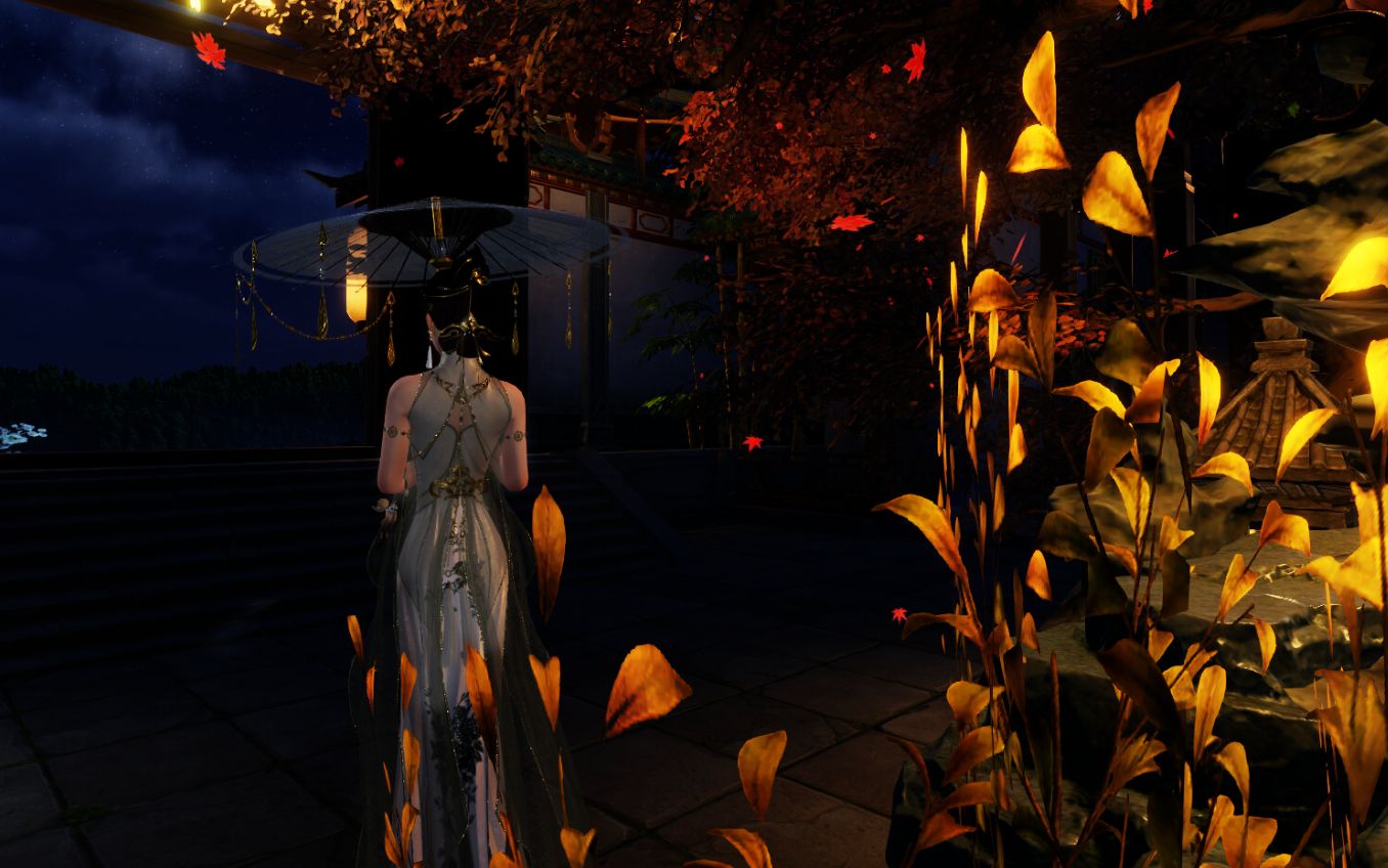 【剑网3】旗袍盒子月轻语成女特效