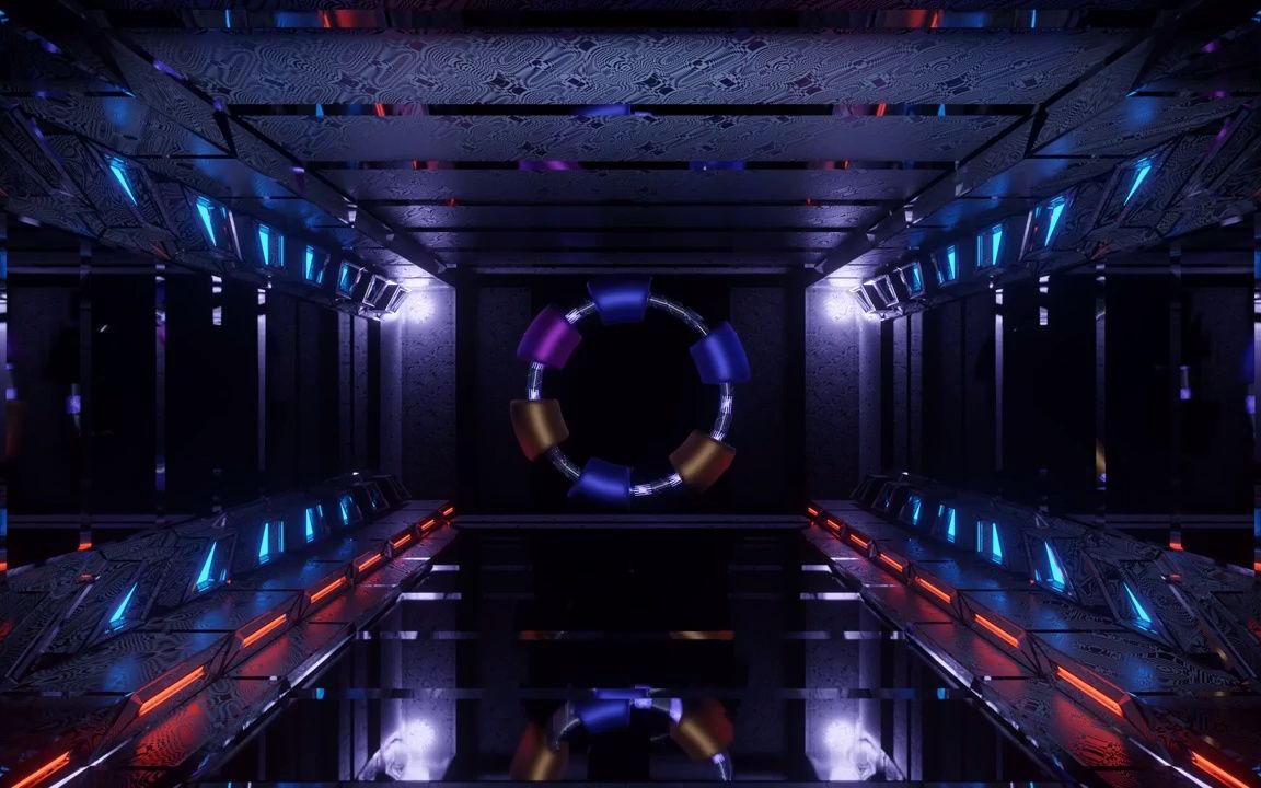 视频素材 ▏h386 4k画质炫酷三维空间灯光秀极品舞台演绎酒吧夜店ktv