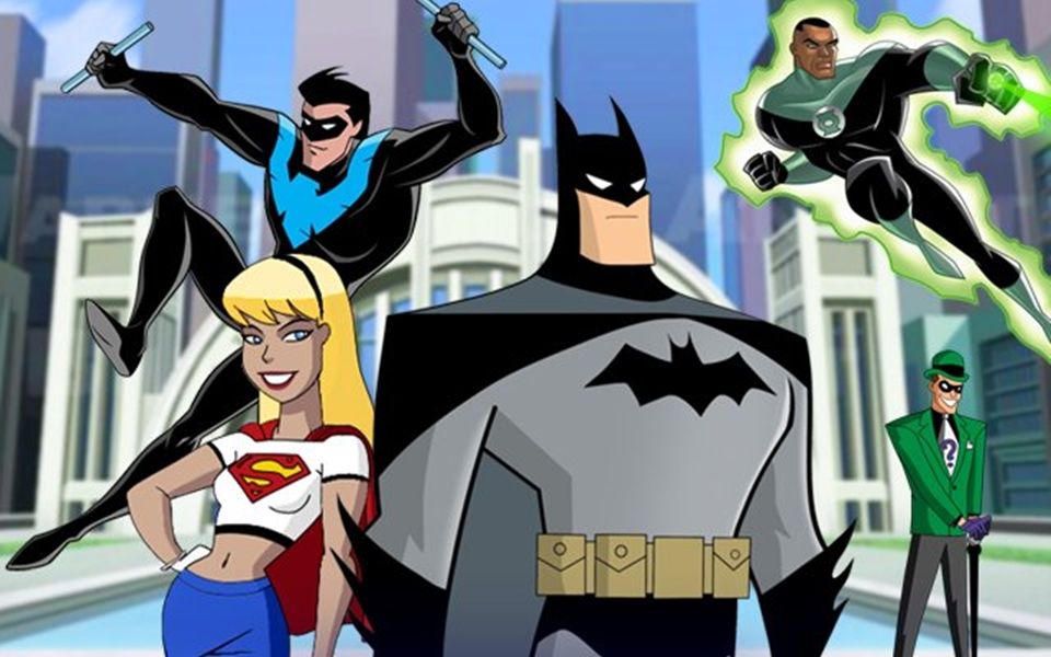 正义联盟动画系列配音周末聚超女夜翼谜语人绿灯侠蝙蝠侠
