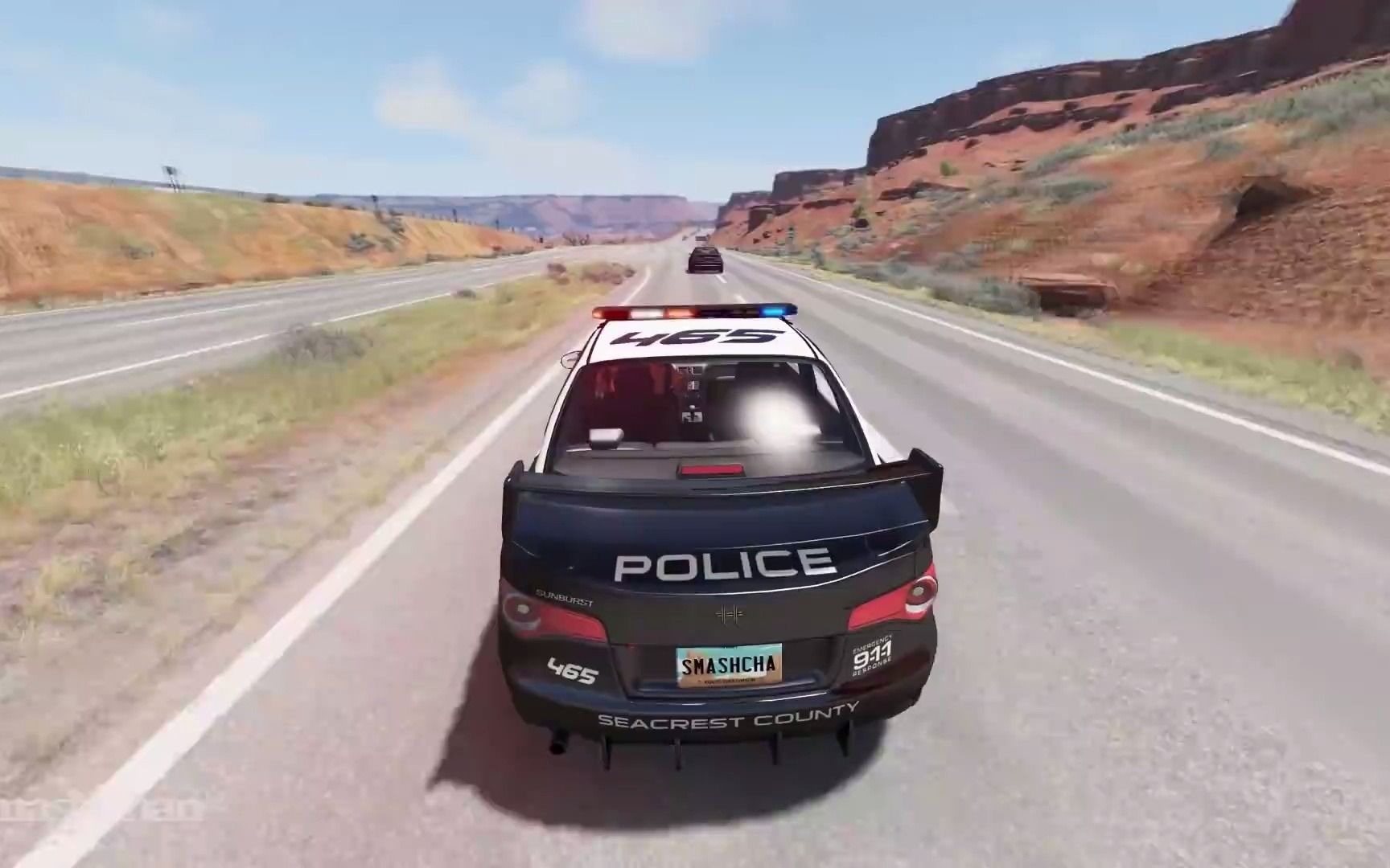 警车追逐#49 - beamng drive - smashchan_单机游戏热门视频