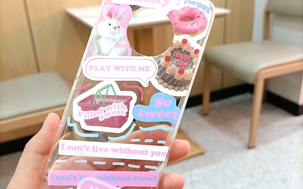 滴胶贴纸手机壳