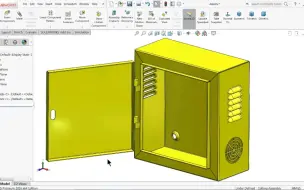 Download Video: 如何用solidworks绘制钣金配电箱