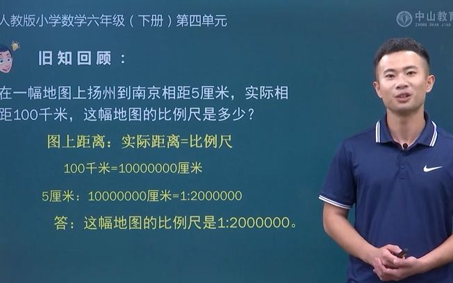 4月29日 六年级数学 比例 根据图上距离和比例尺求实际距离哔哩哔哩bilibili