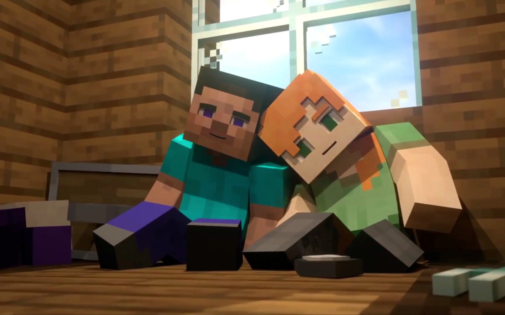 情人节,就看steve和alex吧!_哔哩哔哩_bilibili