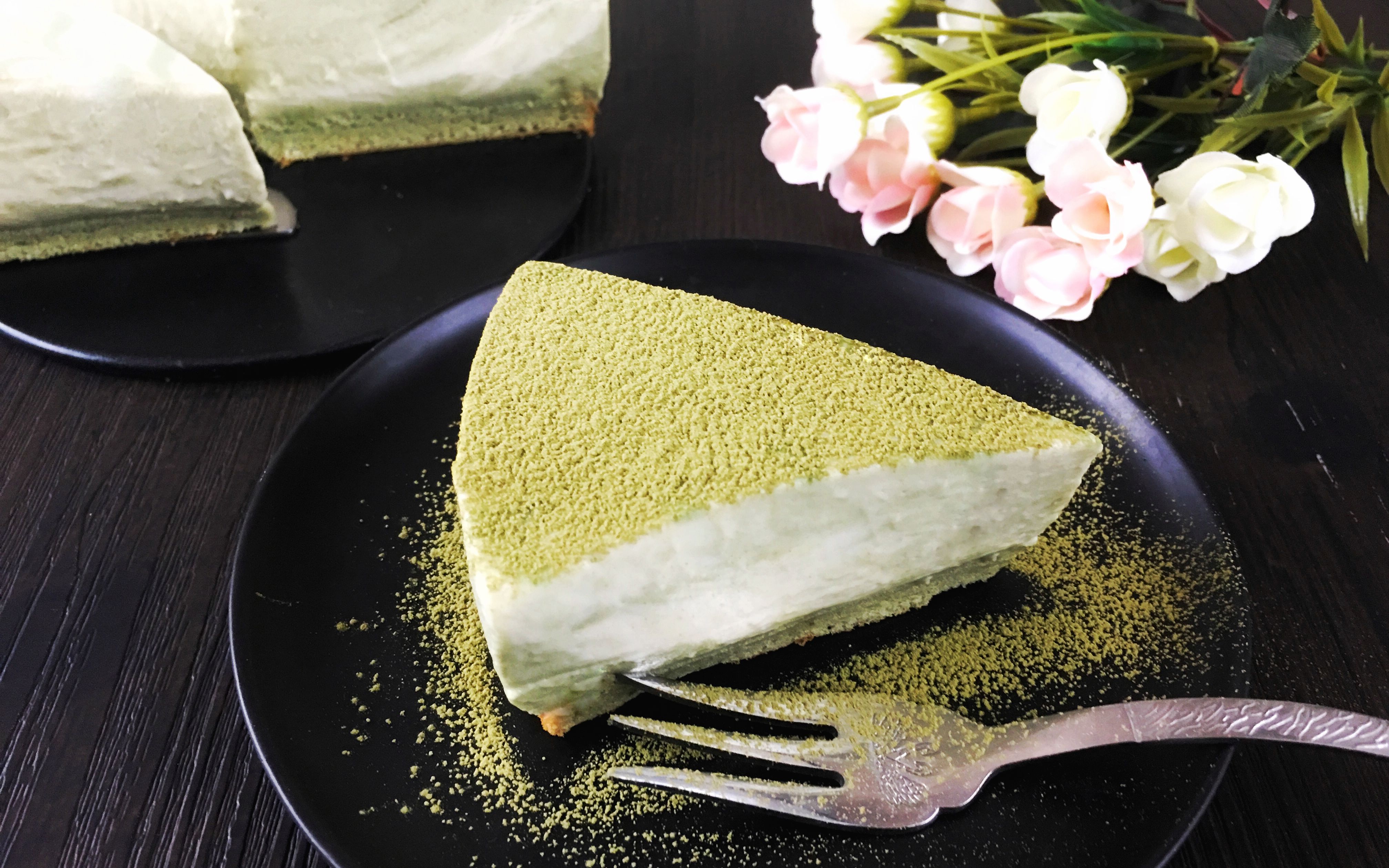 25,抹茶大理石纹慕斯的制作方法