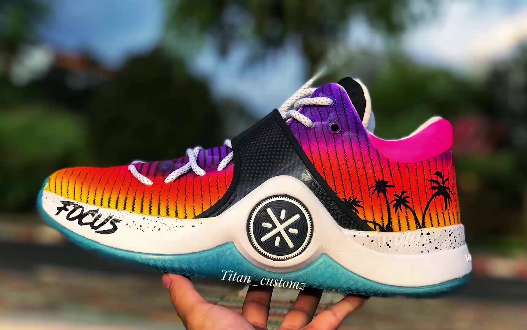 球鞋定制 | 李宁韦德之道6夏威夷配色 定制