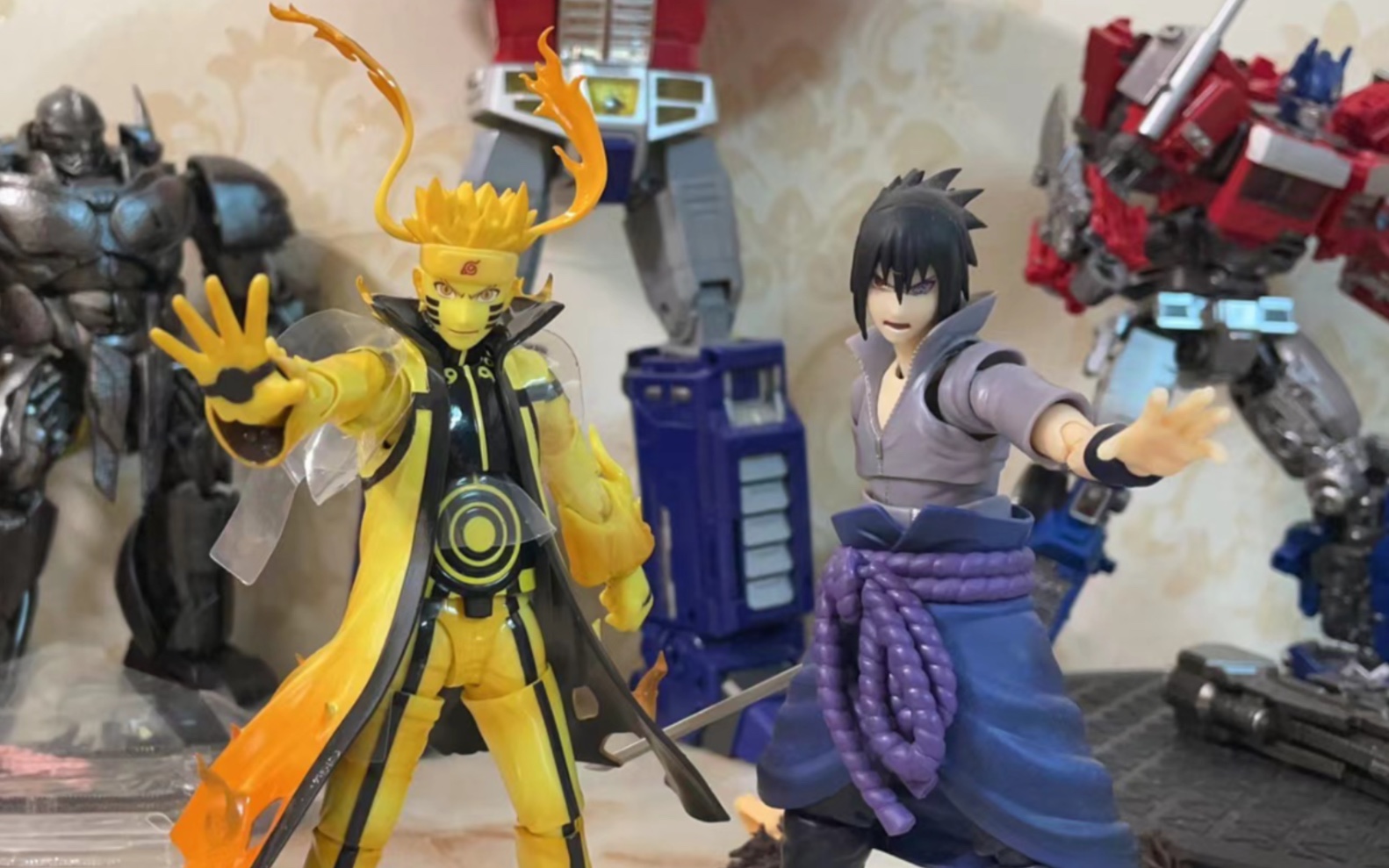 【模玩开箱】万代 shf火影忍者 漩涡鸣人 九喇嘛模式 联系想法 希望之