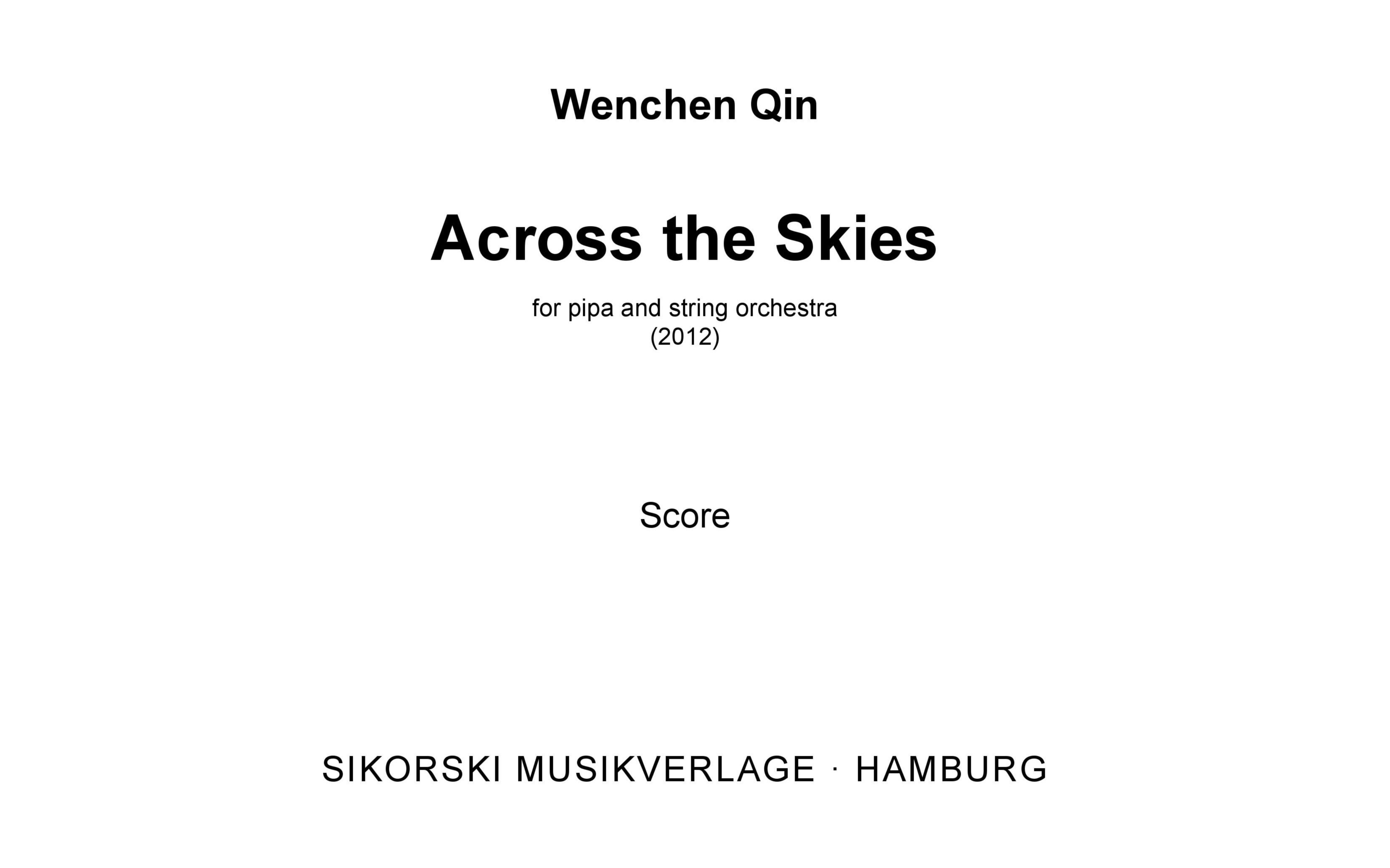 [图]【秦文琛】 - 【行空】Across the Skies (c.2012)