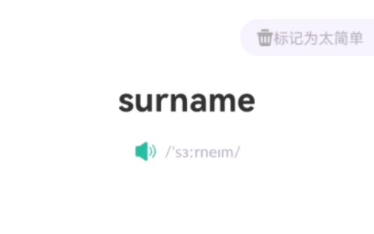 surname意为?哔哩哔哩bilibili