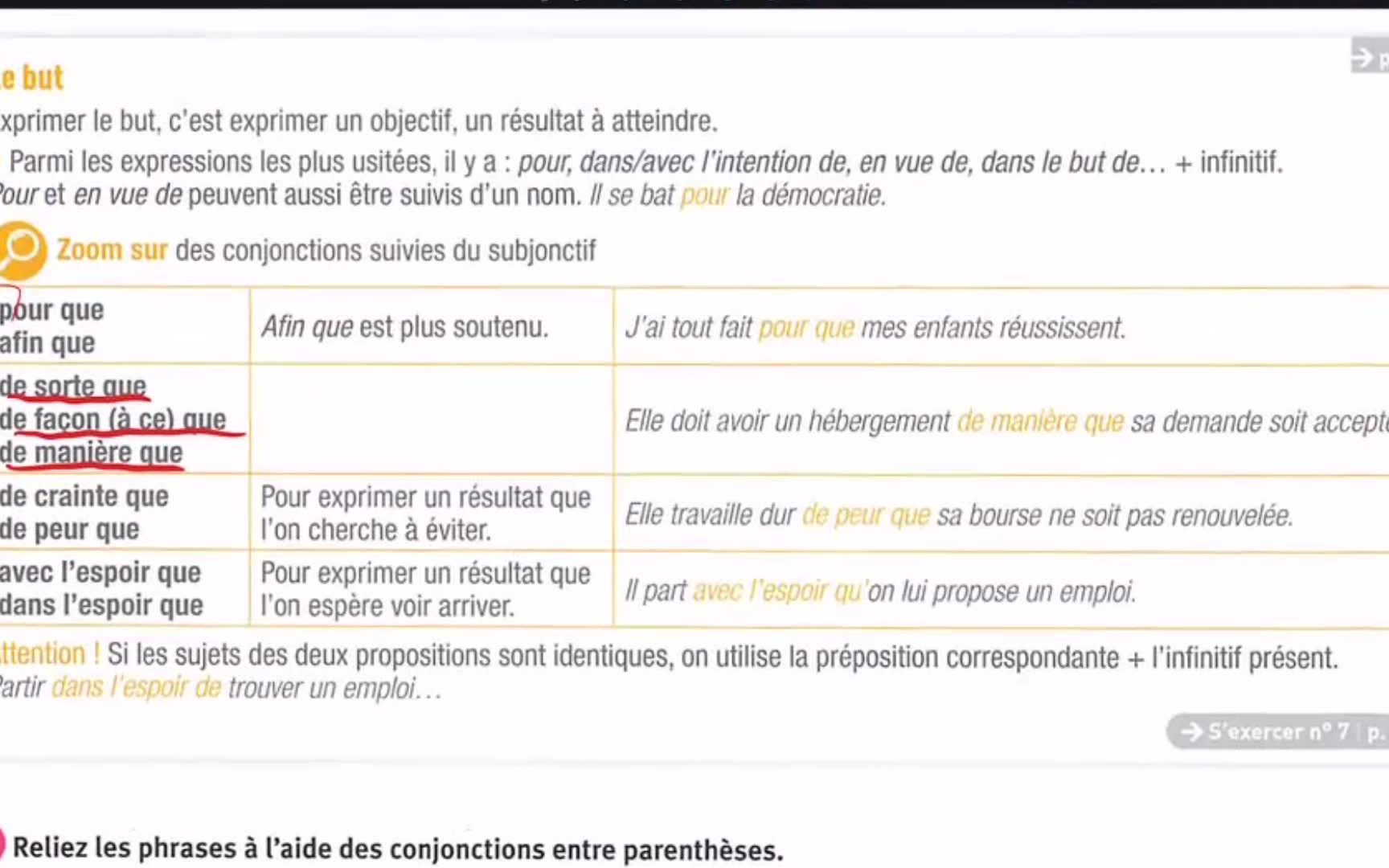 794.【B2】法语表目的10个结构总结: pour, intention, en vue de, crainte, peur, sorte... 【法语词汇】哔哩哔哩bilibili