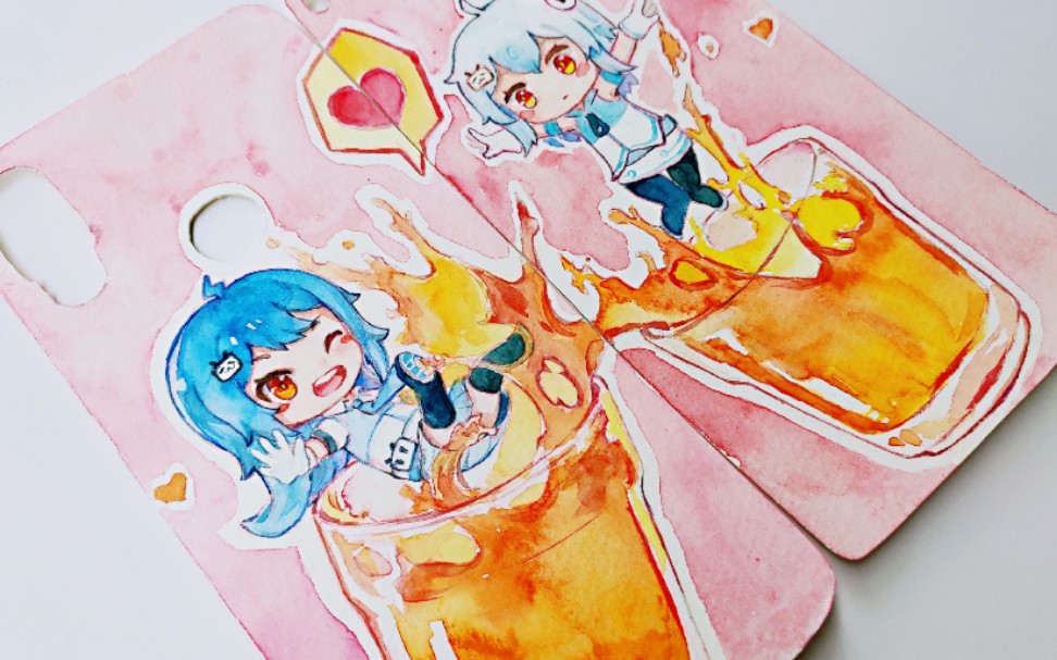 [2233娘]用水彩画bilibili干杯_哔哩哔哩_bilibili