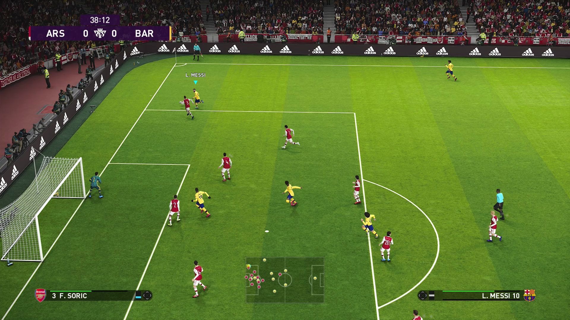 实况足球2020(巴萨):myclub在线比赛,耐心点才会进球