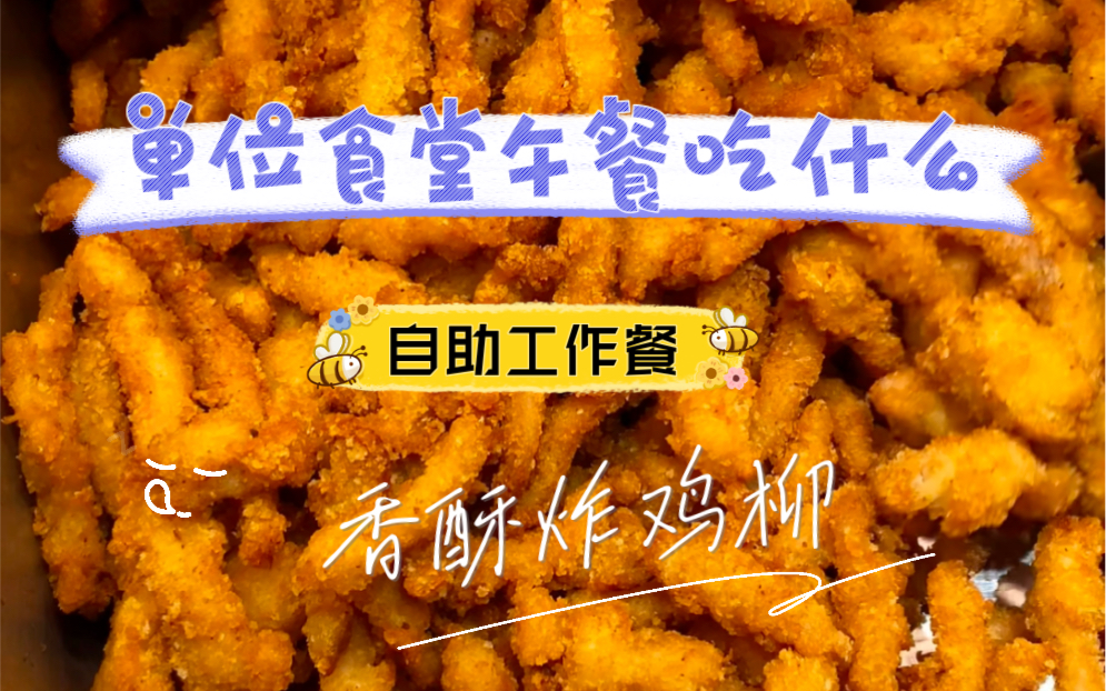 单位食堂午餐吃什么?自助工作餐哔哩哔哩bilibili