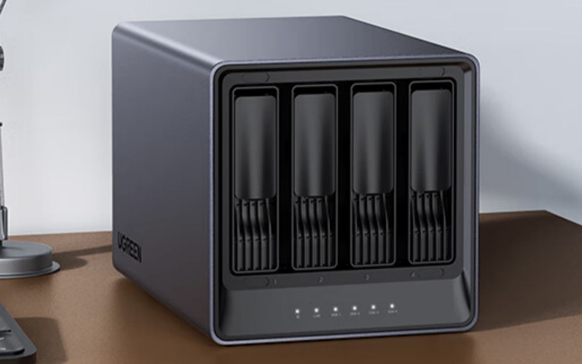 绿联 私有云dx4600数据博士8g版 nas网络存储硬盘服务器( 空盘款)文件