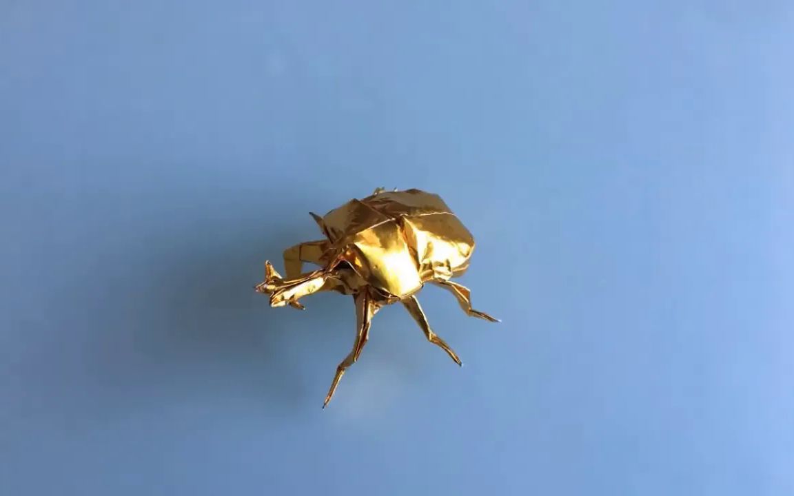 日本甲虫折纸教程图片