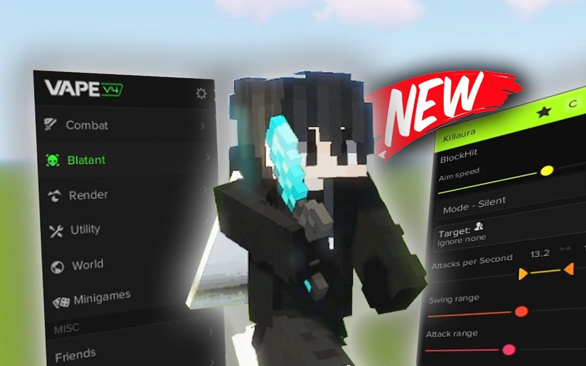 new vape v4 killaura update (working autoblock)