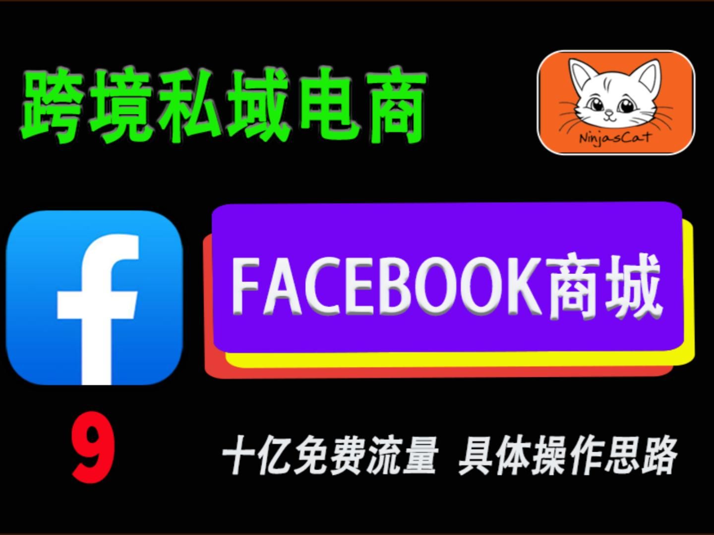 跨境私域电商FACEBOOK商城的具体操作十亿免费流量/9,进阶篇开广告哔哩哔哩bilibili