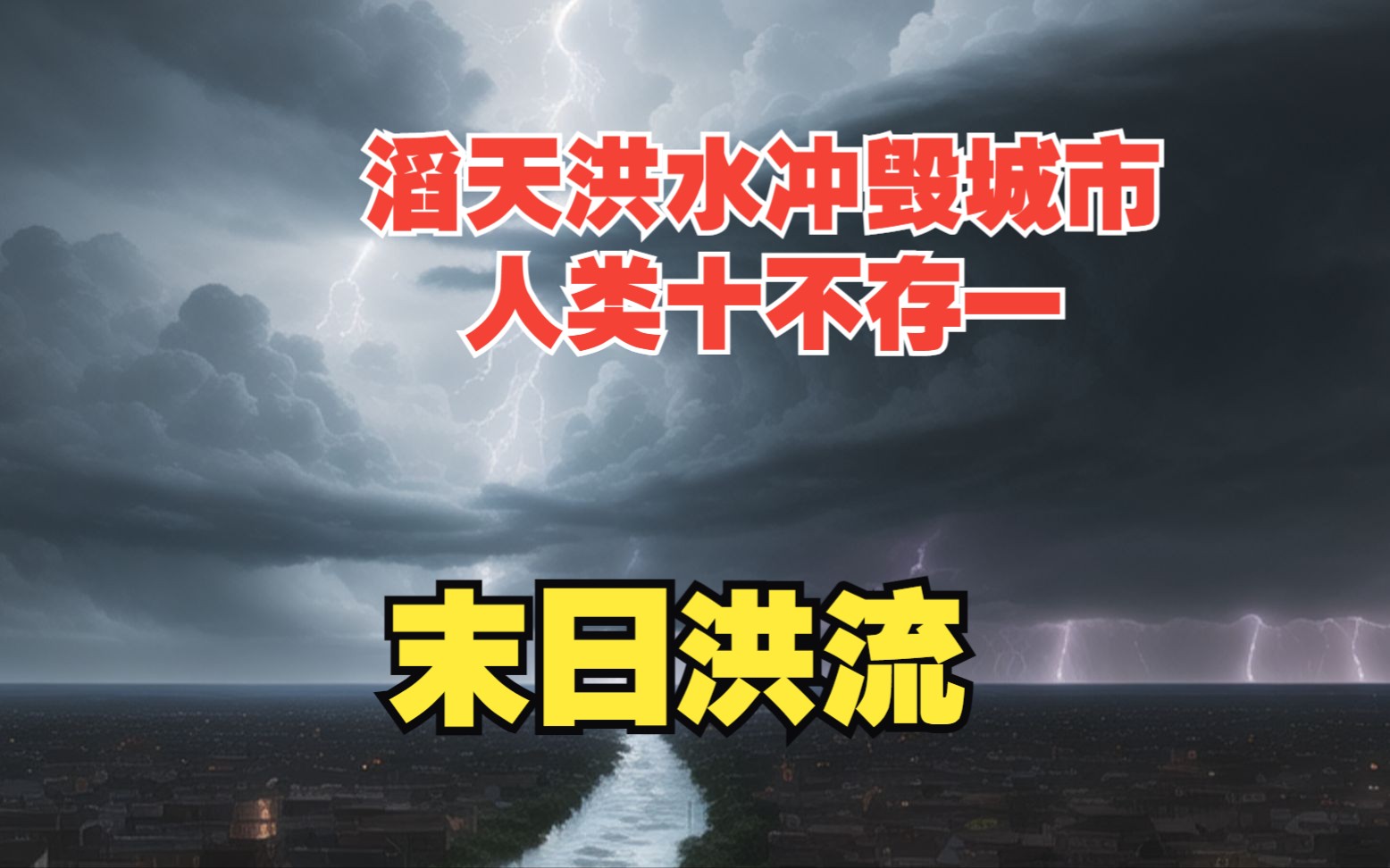 [图]第一集【末日洪流】起初没人意识到这是一场灾难，但滔天洪水冲走整个城市的时候，人们已经来不及走了。