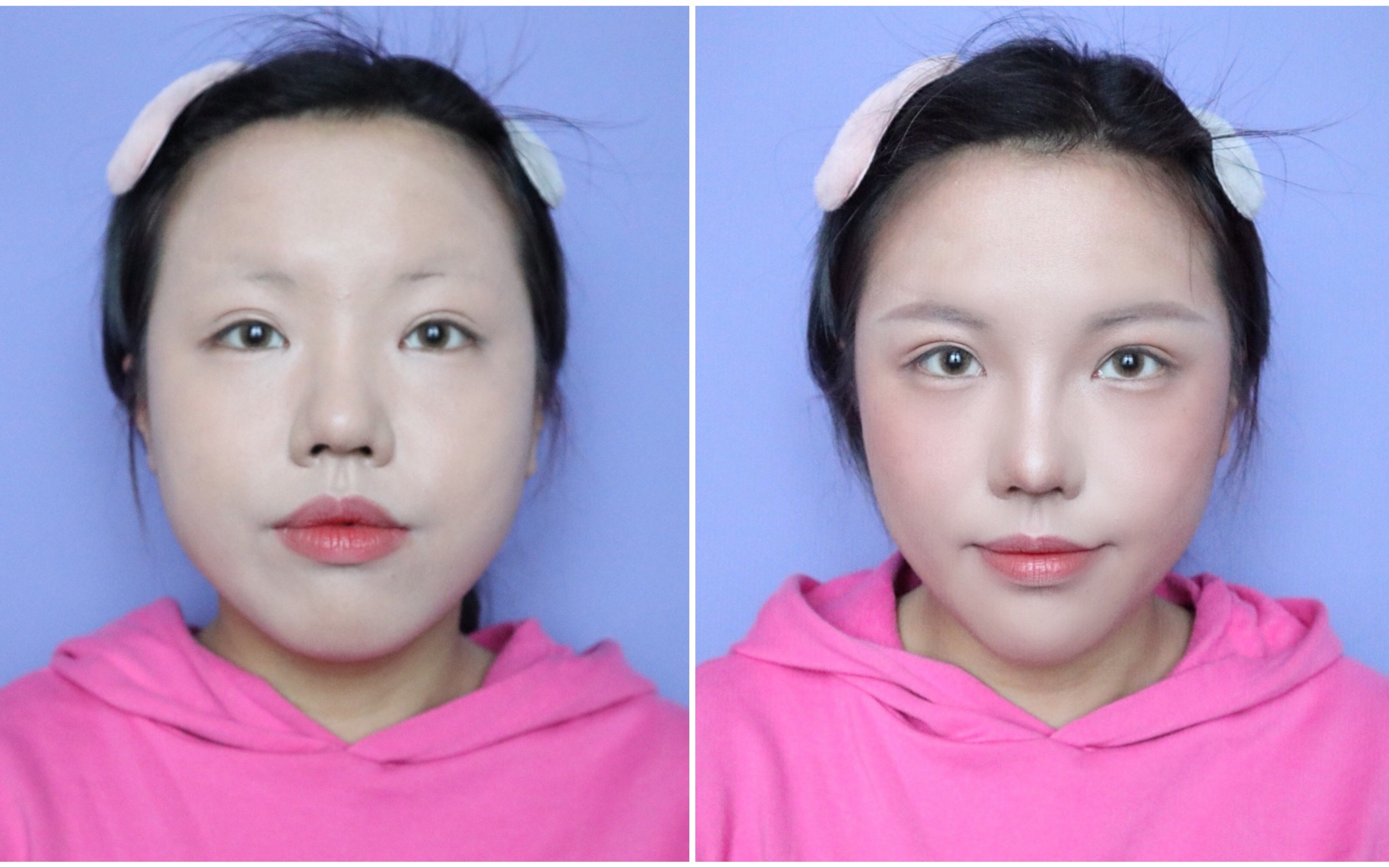 【圆胖脸整容级修容】证件照修容 | 吃胖一圈后的大脸怎么补救?