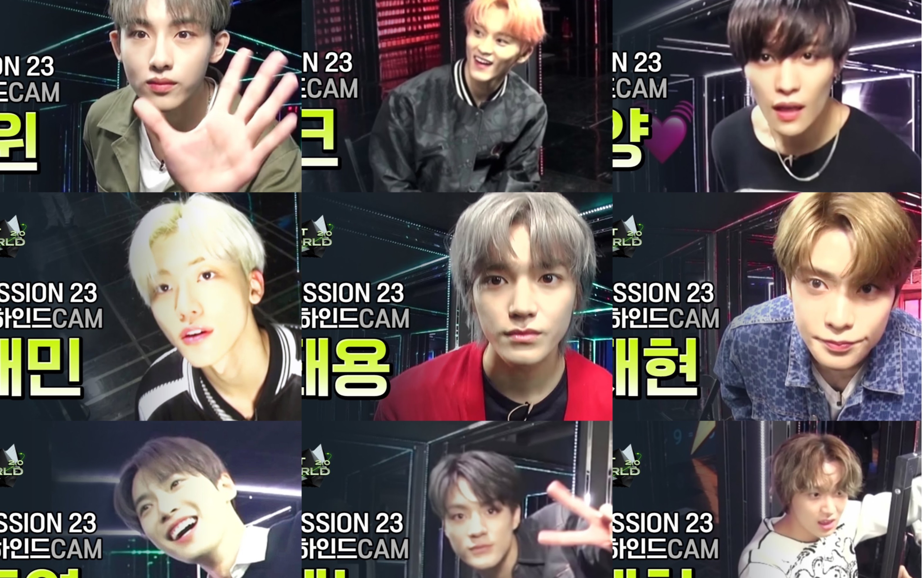 【nct】80%西珍妮没看过的2020团综小视频 很多意外同框