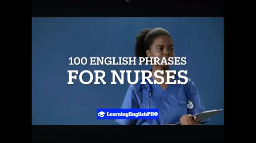 100 English Phrases for Nurses| Topic 1 Patient Admission