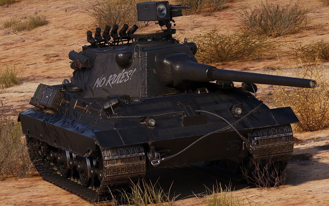 wot坦克世界 e50 ausf. m 一局击毁7辆战车