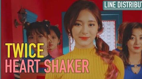 Twice Heart Shaker 歌词时长分配 哔哩哔哩 Bilibili