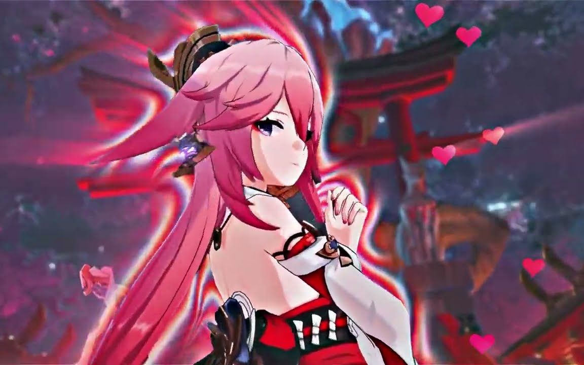 [图]Yae Miko x Ei - Step On Me Genshin Impact Edit