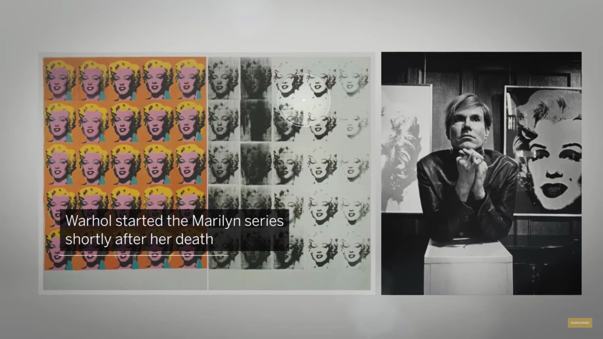 [图]（油管 Sotheby's）AP 艺术 安迪 沃霍尔 玛丽莲梦露 双联画Andy Warhol's Marilyn Diptych at Tate Modern