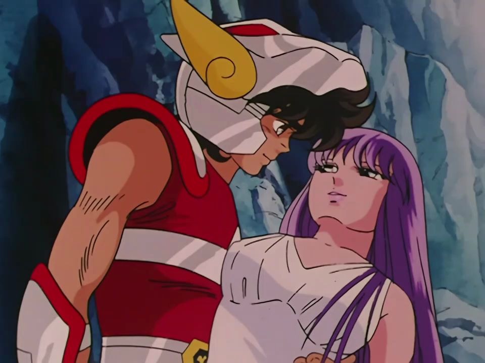 星矢和纱织的撒狗粮片段