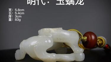 1020期：明代玉螭龙#化蝶#古玉#高古玉_哔哩哔哩_bilibili