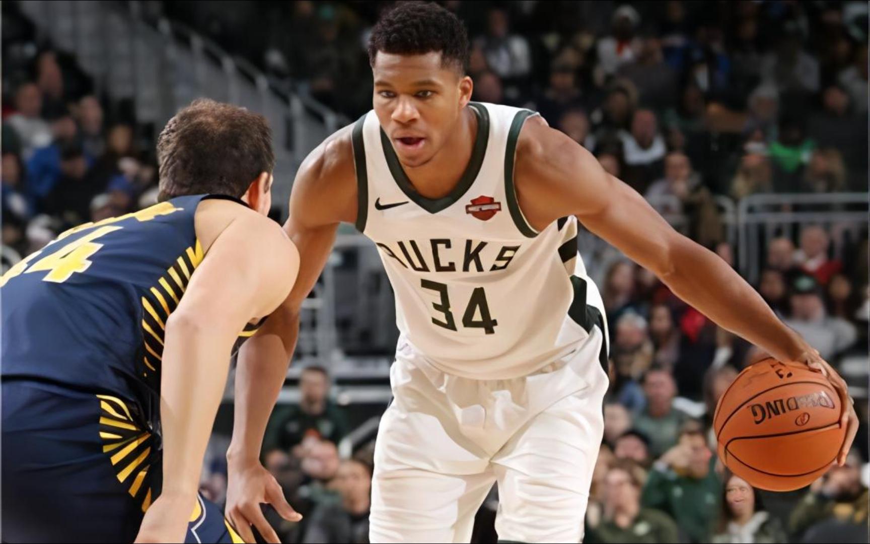 nba2k23 终极联盟 季后赛 名宿雄鹿vs名宿步行者g1 能攻能守的字母