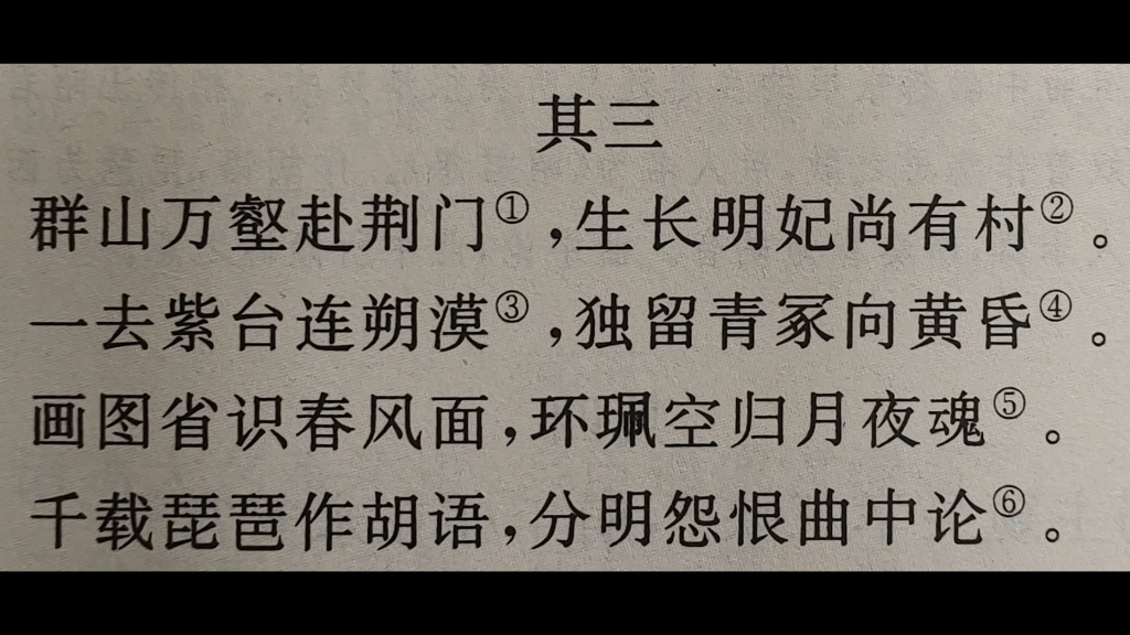 咏怀古迹其三·杜甫