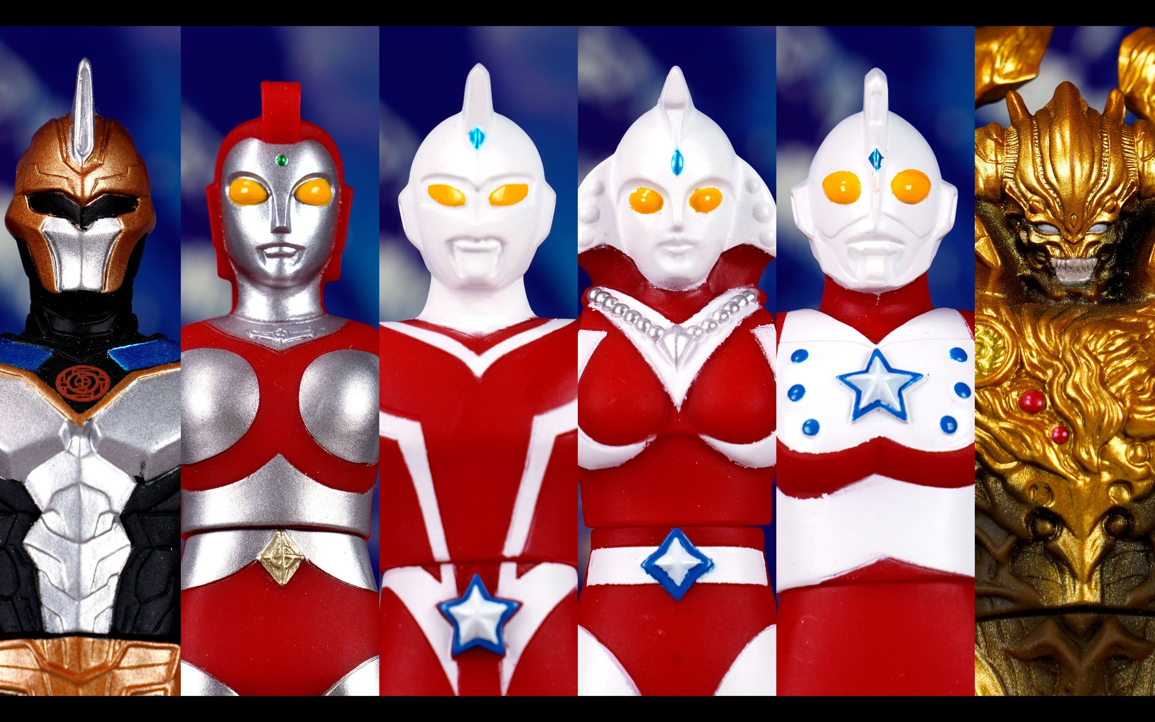 【超展示】奥特曼英雄软胶 尤莉安 史考特 贝斯 察克 泰坦 艾塔尔加