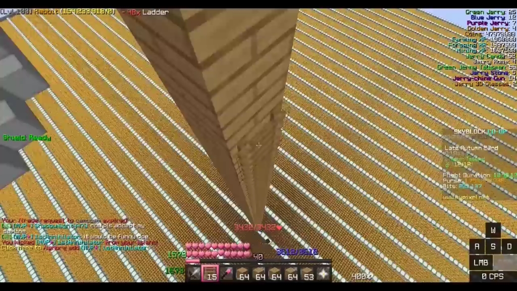 [图][Cowisbad]当你从Jerry盒子中获得6.9B(Hypixel Skyblock Moments)