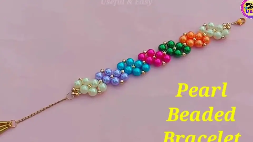 How To Make Simple Pearl Bracelet// Beads Bracelet// Useful & Easy 