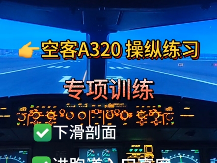 空客A320 操纵专项训练哔哩哔哩bilibili