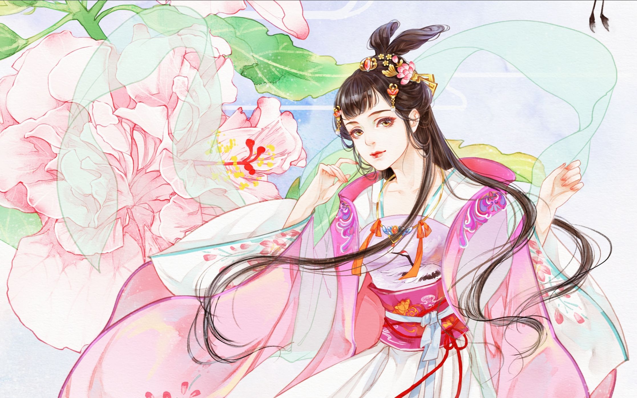 小仙女上色过程