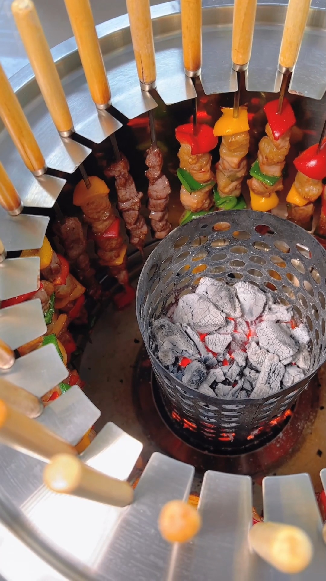 #无烟烧烤桶#无烟烧烤炉#高粱红乡土#吊炉#淄博烧烤