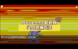 【攻略】Pokemmo最新版头目抓捕方法，成功率高达99%！