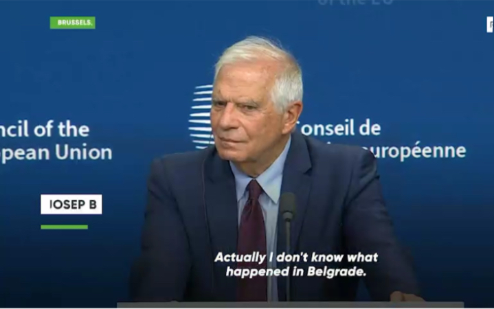 “贝尔格莱德还是贝尔格罗夫?”欧盟高级外交官博雷尔对俄罗斯别尔哥罗德事件的提问感到困惑,被弄得晕头转向.哔哩哔哩bilibili