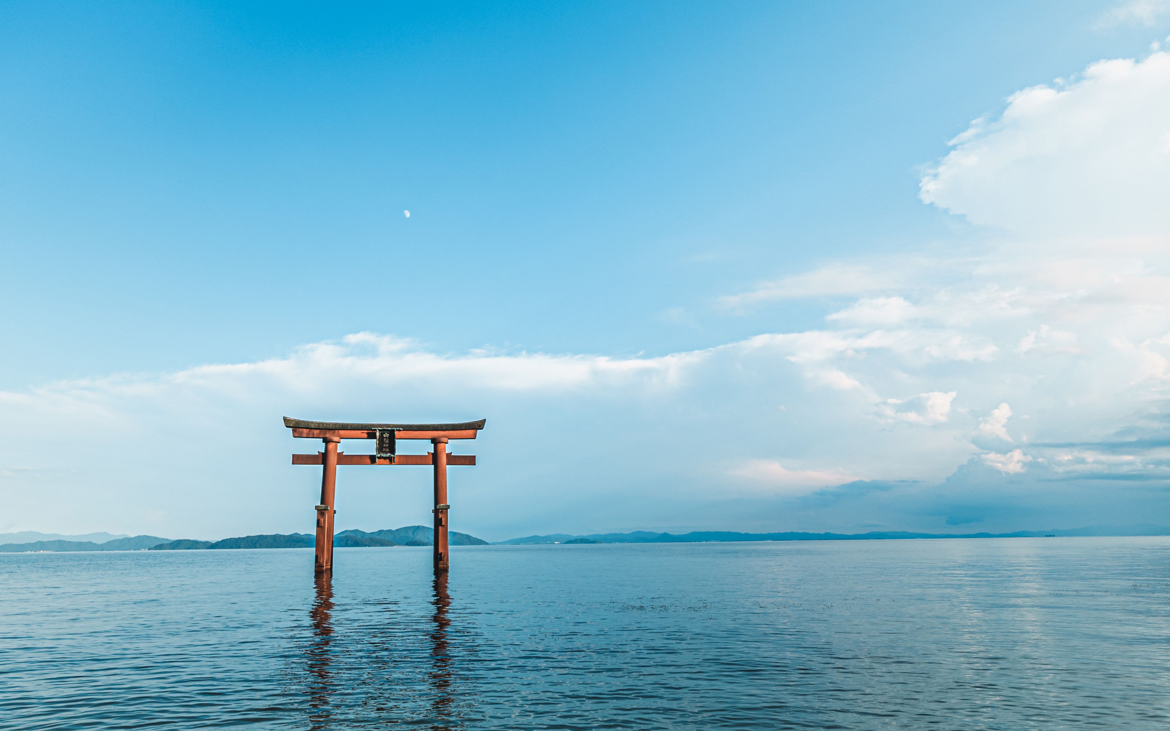 去往白髭神社,看一个在水里的大鸟居|京都日常哔哩哔哩bilibili