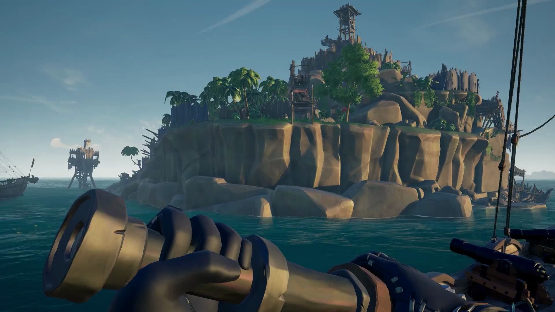 【盗贼之海】萌新主播第一次打骷髅岛被老外欺骗!