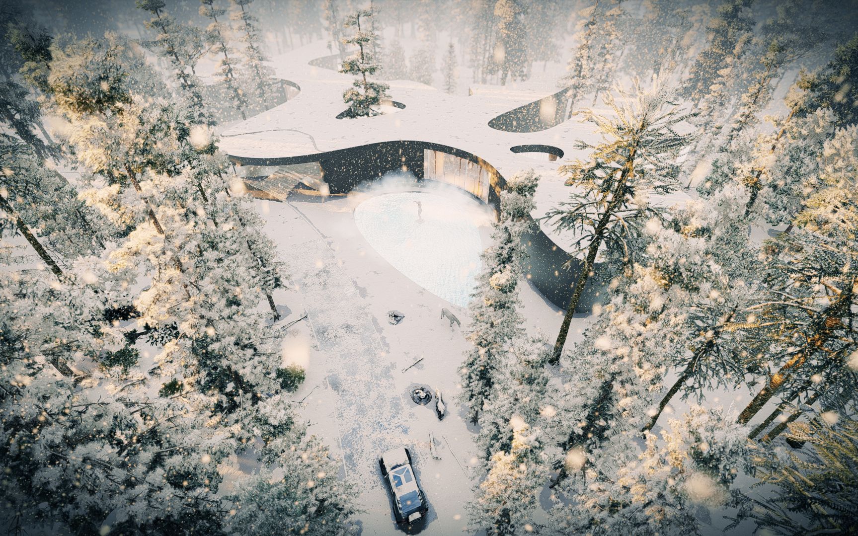 lumion制作一个雪景小动画